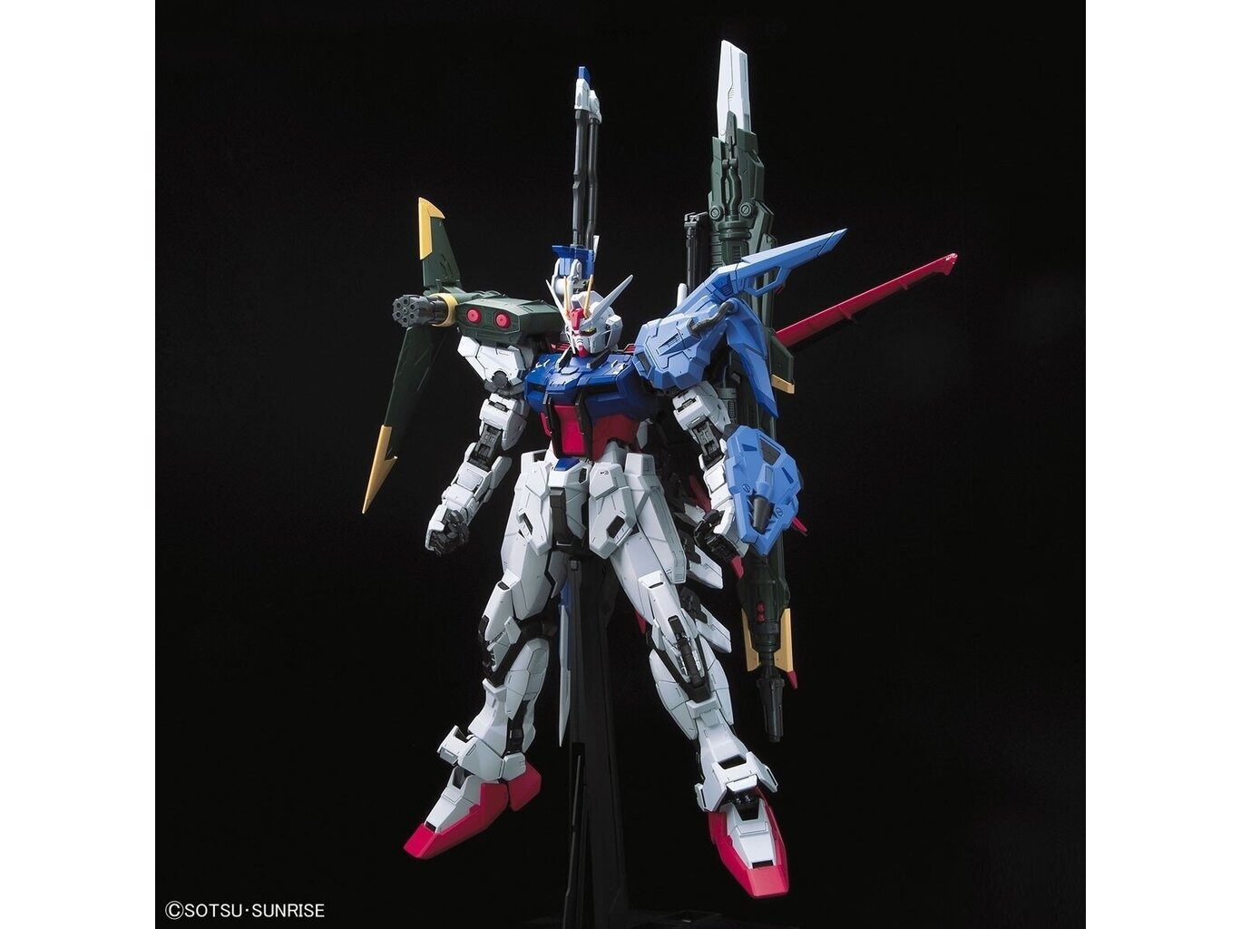 Figūriņa Bandai - PG GAT-X105+AQM/E-YM1 Perfect Strike Gundam, 1/60, 59011 cena un informācija | Konstruktori | 220.lv