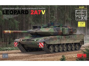 Сборная пластиковая модель. Rye Field Model - Leopard 2A7V, 1/35, 5109 цена и информация | Конструкторы и кубики | 220.lv