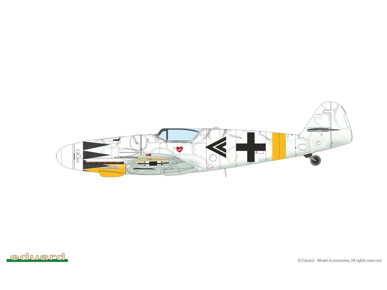 Modelis Eduard Messerschmitt Bf 109 Gustav Pt.2 Limited - Dual Combo, 1/72, 2145 цена и информация | Konstruktori | 220.lv