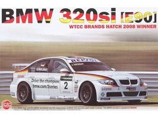 Modelis NuNu - BMW 320si E90 2008 WTCC Brands Hatch Winner, 1/24, 24037 cena un informācija | Konstruktori | 220.lv