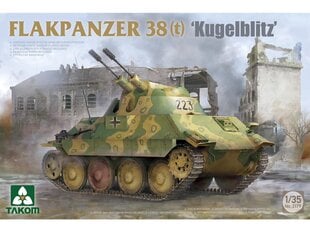 Сборная пластиковая модель. Takom - Flakpanzer 38(t) Kugelblitz, 1/35, 2179 цена и информация | Kонструкторы | 220.lv