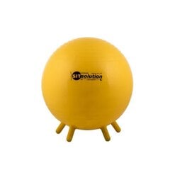 Vingrošanas bumba Original Pezzi Sitsolution, 45 cm, dzeltena цена и информация | Гимнастические мячи | 220.lv