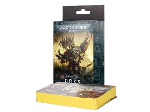 Дополнение к игре Warhammer 40K Datasheet Cards: Orks на английском языке Datasheet Cards: Orks, 50-02 цена и информация | Настольные игры, головоломки | 220.lv