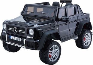 Детский двухместный электрический автомобиль Mercedes Maybach G650, черный цена и информация | Электромобили для детей | 220.lv