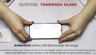 Swissten Raptor Diamond Ultra Clear Full Face Tempered Glass Aizsargstikls Priekš Xiaomi Redmi Note 12S cena un informācija | Ekrāna aizsargstikli | 220.lv