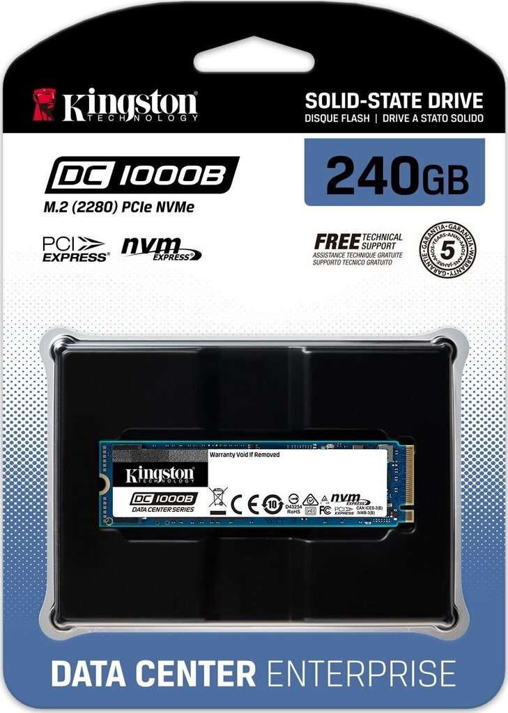 Kingston DC1000B (SEDC1000BM8/240G) cena un informācija | Iekšējie cietie diski (HDD, SSD, Hybrid) | 220.lv