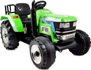 Vienvietīgs elektriskais traktors bērniem Blazin HL2788, zaļš cena un informācija | Bērnu elektroauto | 220.lv