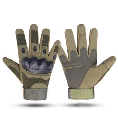 Перчатки защитные, тактические, военные, Omimar, зеленые XL цена и информация | Мужские шарфы, шапки, перчатки | 220.lv