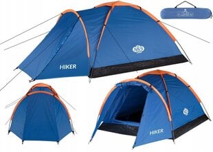 Палатка НИЛС Турист-2, голубая цена и информация | Палатки | 220.lv