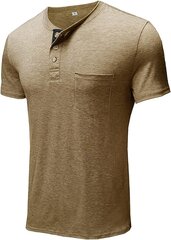 Мужская футболка Cooleep,  коричневая цена и информация | Мужские футболки | 220.lv