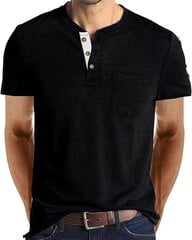 Vīriešu T-krekls Cooleep, melns cena un informācija | Vīriešu T-krekli | 220.lv