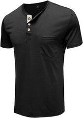 Vīriešu T-krekls Cooleep, melns cena un informācija | Vīriešu T-krekli | 220.lv