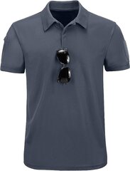 Vīriešu polo krekls LLdress, pelēks cena un informācija | Vīriešu T-krekli | 220.lv