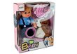 Lelle ar kucēnu Lean Toys cena un informācija | Rotaļlietas meitenēm | 220.lv