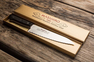 Нож Masahiro BWH Santoku Wave Edge 165 мм [14039]. цена и информация | Ножи и аксессуары для них | 220.lv