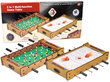 Koka galda futbola un gaisa hokeja galds 2in1 cena un informācija | Galda spēles | 220.lv