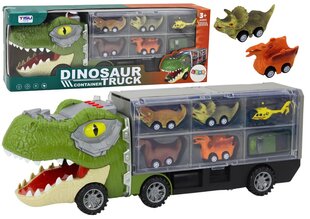 Dinosaur Reshoot Truck с машинками 6шт, зеленый цена и информация | Игрушки для мальчиков | 220.lv