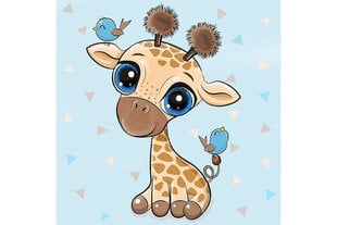 Dimantu mozaīka Baby Giraffe DP2528, 20x20 cm цена и информация | Алмазная мозаика | 220.lv