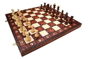 Koka šahs Junior, 42x42 cm cena un informācija | Galda spēles | 220.lv