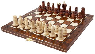 Koka šahs Royal mini, 32x32 cm cena un informācija | Galda spēles | 220.lv
