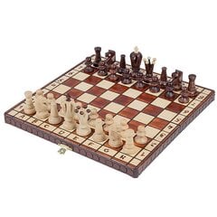 Koka šahs Royal mini, 32x32 cm cena un informācija | Galda spēles | 220.lv