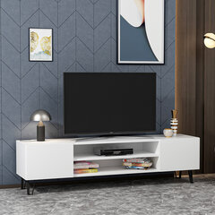 TV galds Kalune Design Bloom, balts цена и информация | Тумбы под телевизор | 220.lv