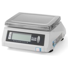 Водонепроницаемые контрольные весы, CAS, легализованные, до 10 кг. / 5 g. цена и информация | Кухонные весы | 220.lv