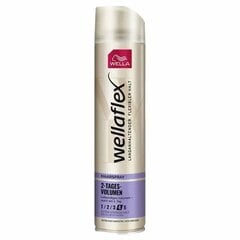 Matu laka Wellaflex 2-Tages Volumen, 250 ml цена и информация | Средства для укладки волос | 220.lv