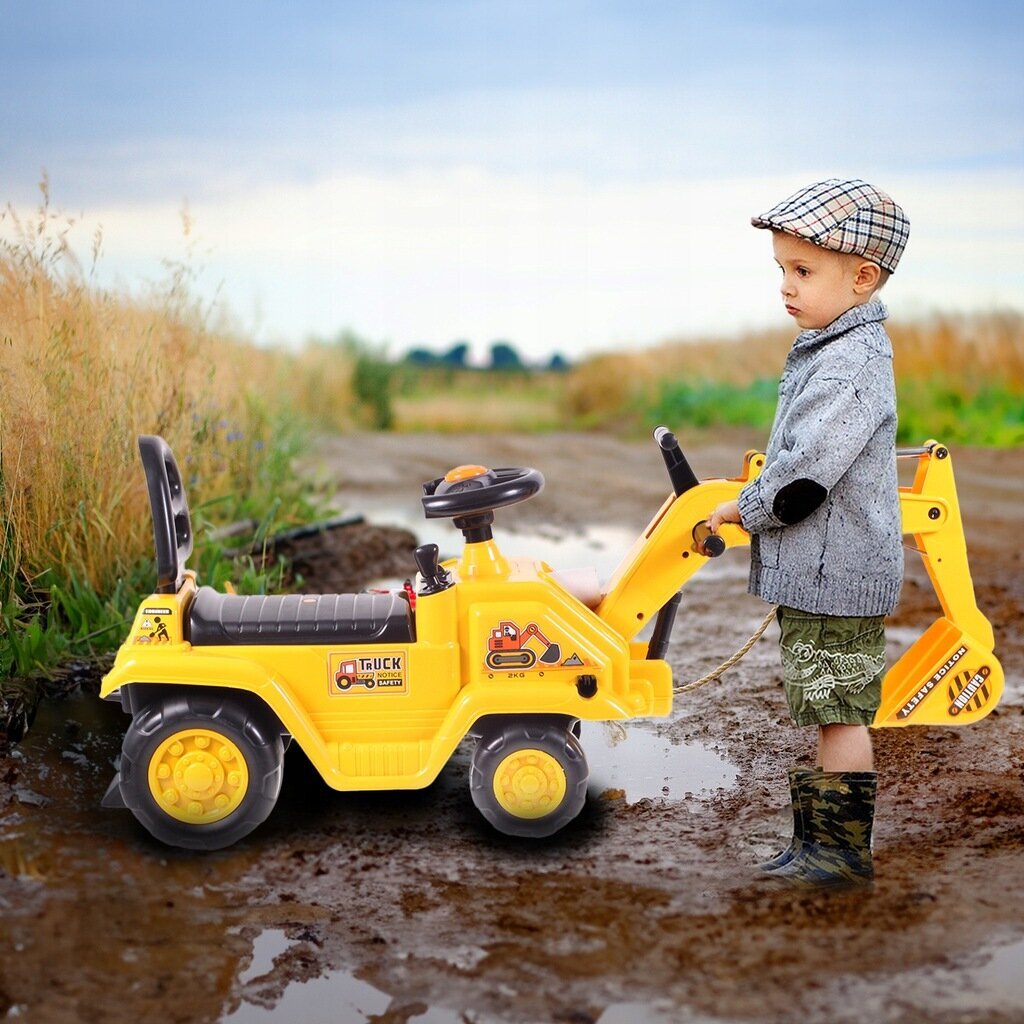 Push-pull mašīna Fluxar Giant traktors cena un informācija | Rotaļlietas zīdaiņiem | 220.lv