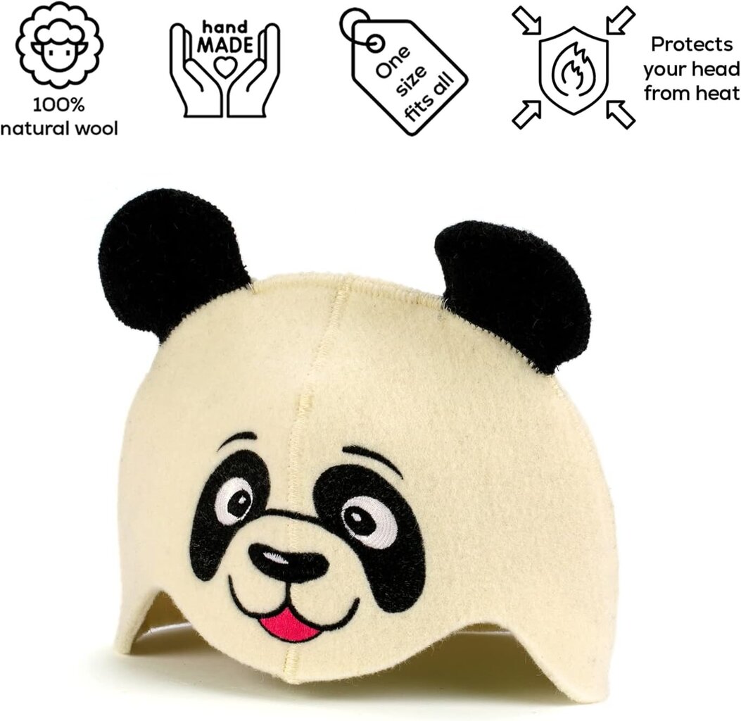 Pirts cepure, Sauna Panda cena un informācija | Pirts lietas | 220.lv