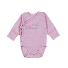 Боди для новорожденных с длинными рукавами Flamingo, фиолетовое цена и информация | Бодики, распашонки | 220.lv