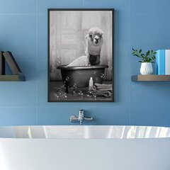 Палакат на холсте " Верблюд в бане", 20х30см 1 шт. цена и информация | Картины | 220.lv