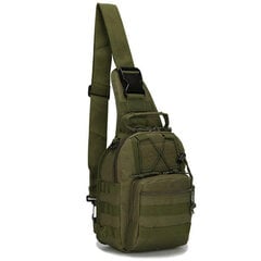 Рюкзак тактический через плечо, Omimar, 20л, зеленый цена и информация | Туристические, походные рюкзаки | 220.lv