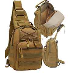 Рюкзак тактический через плечо, Omimar, 20л, коричневый цена и информация | Туристические, походные рюкзаки | 220.lv