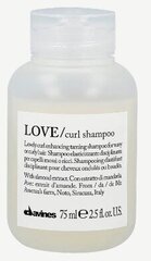 Šampūns viļņainiem un cirtainiem matiem Davines LOVE Curl Shampoo 75ml cena un informācija | Šampūni | 220.lv