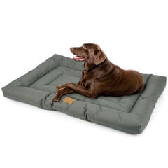 Super King suņu gulta, pelēka, 122x73 cm цена и информация | Лежаки, домики | 220.lv