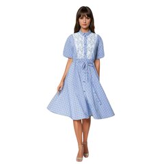 Платье для женщин Summer striped II, синее/белое цена и информация | Платья | 220.lv