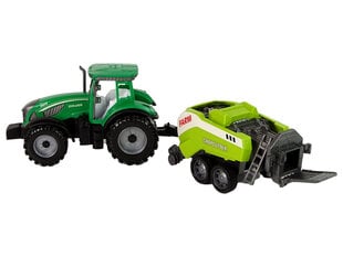 Lauksaimniecības traktors Lean Toys, zaļš cena un informācija | Attīstošās rotaļlietas | 220.lv