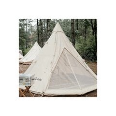 Kempinga telts Naturehike NH20ZP004 6.4kvm, zelta krāsā цена и информация | Палатки | 220.lv