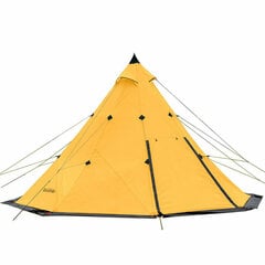 Палатка Naturehike Pyramid 3,7 м, 4 чел., желтая цена и информация | Палатки | 220.lv