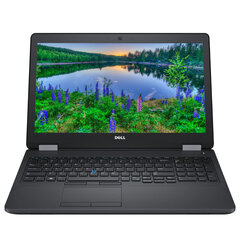 DELL E5550 15.6 1920x1080 i5-5300U 16GB 256SSD WIN10Pro RENEW цена и информация | Ноутбуки | 220.lv