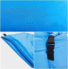 Piepūšamā gulta Lazy Bag Air, zila, 190x70 cm cena un informācija | Piepūšamās rotaļlietas un pludmales preces | 220.lv