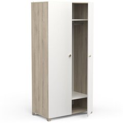 Шкаф Aatrium Izzy, 90.3x51.7x188.2 см, белый цена и информация | Шкафы | 220.lv