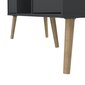 TV galdiņš Aatrium Bodo, 117x39x61 cm, melns cena un informācija | TV galdiņi | 220.lv