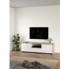 ТВ тумба Aatrium Next, 177x48x52 см, белый/коричневый цена и информация | Тумбы под телевизор | 220.lv