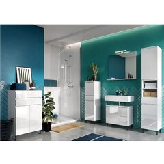 Ванная шкафчик Aatrium Salinas, 34x34x190 см, белая цена и информация | Шкафчики для ванной | 220.lv