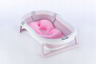 Складная детская ванночка с подушкой To-ma, розовая цена и информация | Maudynių prekės | 220.lv