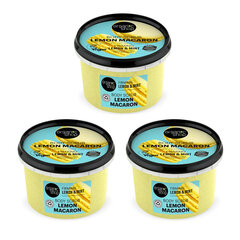 Skrubis ķermenim Organic Shop Lemon Macaron, 3 x 250 ml цена и информация | Скрабы для тела | 220.lv
