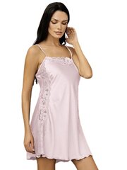 Атласная сорочка для женщин Lega SN02, розовый цена и информация | Женские пижамы, ночнушки | 220.lv