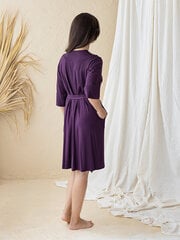 Вискозный халат для женщин Lega HLV09, фиолетовый цена и информация | Женские халаты | 220.lv